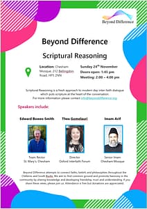 Scriptural Reasoning Event